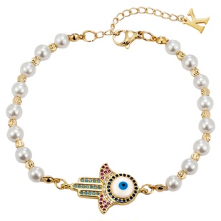 KREAM 法蒂玛之手贝珠手链男嘻哈女同款欧美潮流