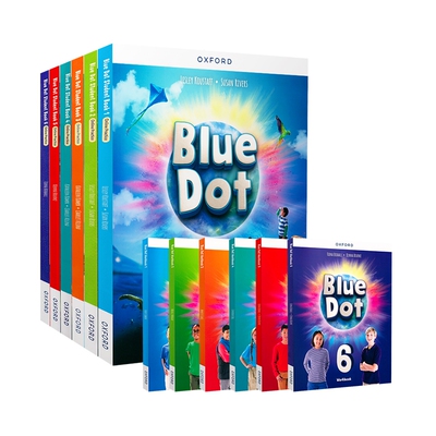 BD教材新版 原版进口牛津少儿英语教材 Blue Dot 1/2/3/4/5/6级别外国语中小学生英语教材 美语发音教材小学英语教材 bluedot教材