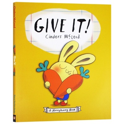 小兔子学捐钱 兔子理财书 英文原版 Give It A Moneybunny Book 小兔子学花钱系列精装 英文版儿童英语启蒙绘本 树立正确金钱观念