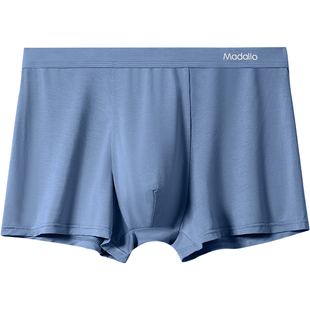 莫代尔高端纯棉男士内裤大码胖子四角平角底裤男生10A抗菌短裤头