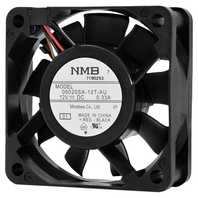 NMB大风量602012V双滚珠风扇6CM