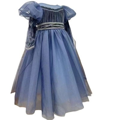 冰雪奇缘艾莎公主裙新款洋气秋冬