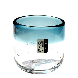 出口日本纯手工玻璃酒杯津轻石冢硝子清酒啤酒杯水杯礼品特价清仓