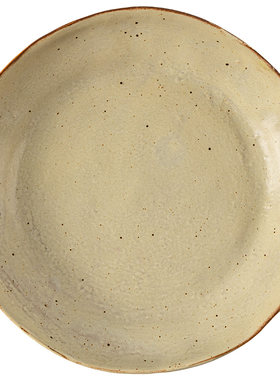 吉田成器陶瓷家用花型沙拉盘