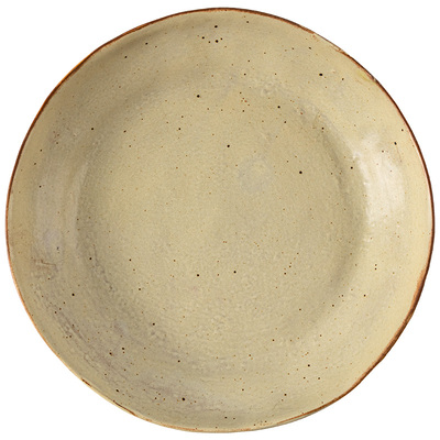 吉田成器陶瓷家用花型沙拉盘