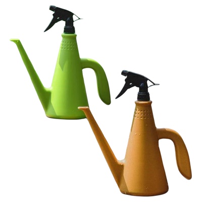 2 in 1 Plastic Watering Can Indoor Garden Plants Pressure Sp