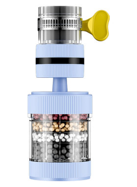 厨房龙头延伸旋转万向防溅净水器