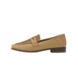 【织梦旅途】奥康女鞋 春秋款简约百搭浅口编织鞋面勒夫学