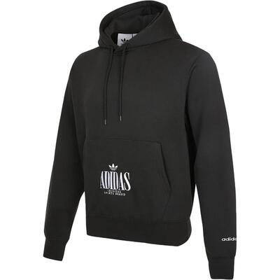 Adidas/阿迪达斯正品三叶草男子舒适连帽运动休闲卫衣 H32327