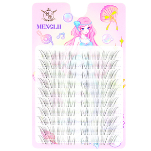 梦鹿呼吸感斜飞狐系假睫毛自然仿真眼睫毛2025新款斜飞妈生