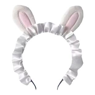日系软萌可爱兔子耳朵发箍甜美少女心卡通头箍Lolita洛丽塔发饰女
