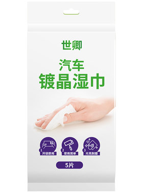 世卿汽车座椅内饰清洁镀膜湿巾