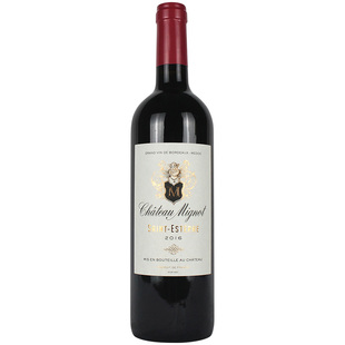 法国上梅多克红酒 金钟米格诺干红葡萄酒 Chateau Mignot 2016年