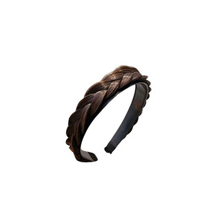 麻花辫假发发箍头饰2026女款鱼骨辫发卡发捆高颅顶显压发头箍编发