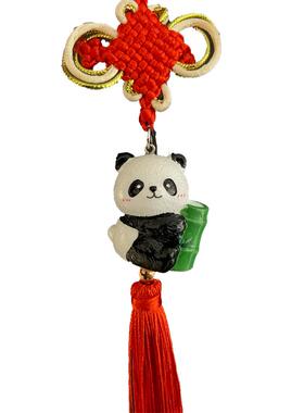 熊猫可爱挂件平安结中国风挂饰出国送老外朋友礼品礼物旅游纪念品