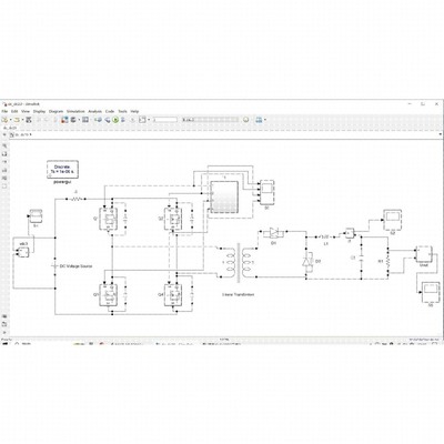 simulink帮做彷真,电机与电力电子simulink建模,matlab模型搭建