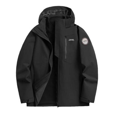吉普冲锋夹克户外防风防水