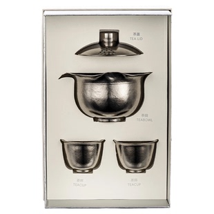 容山堂纯钛盖碗茶杯2025新款大号功夫泡茶碗带盖碗三件套单个高档