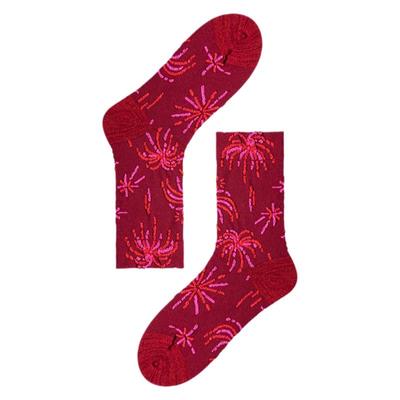 AR闪闪烟花中筒袜亮光丝袜