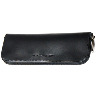 魅卡秀化妆包2024新款超火刷包黑色便携收纳包BP01容纳10-15刷子