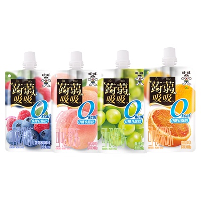 旺旺蒟蒻吸吸果冻120g血橙味