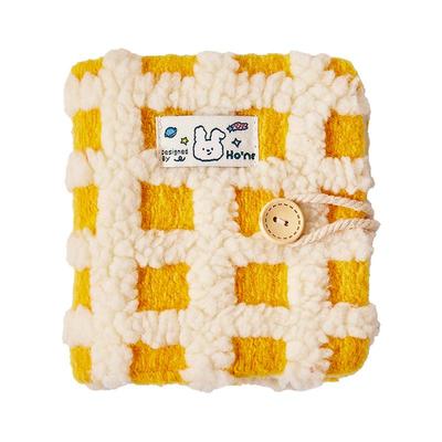 暖暖格子布艺一宫格卡册