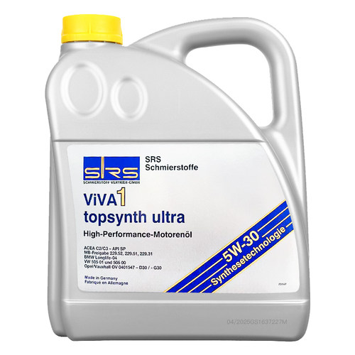 SRS德国进口5w-30全合成高性能汽车机油正品5w30四季通用多力威LA