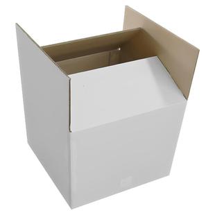 清仓环创白色正方形纸箱三层五层美术绘画箱书法纸盒展示堆头批发