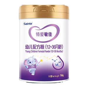 特爱敏佳部分水解奶粉幼儿3段适度12-36月700g圣元优博乳蛋白过敏