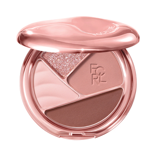 菲鹿儿四色眼影珠光哑光亮片平价学生多用日常初学者综合盘