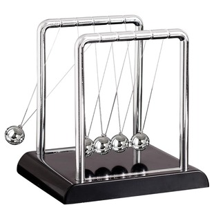 撞球仿永动机摆件创意牛顿碰碰球金属科技感客厅办公桌物理学装饰