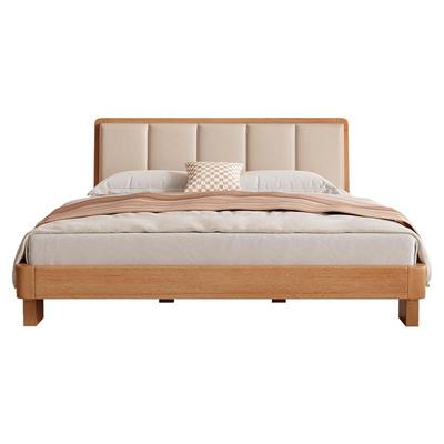 红胡桃木实木床全实木1米8双人床