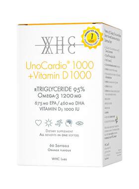 WHC小千金95%高纯度鱼油rTG型Omega3护脑眼成人60粒