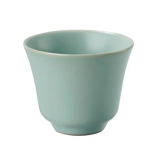 汝窑主人杯茶杯品茗杯单杯陶瓷景德镇复古原矿手工青瓷礼品开片