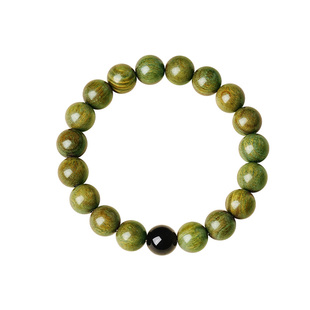 宫里上新绿檀木手串男士天然檀香手链女木质冷门文玩生日礼物男生