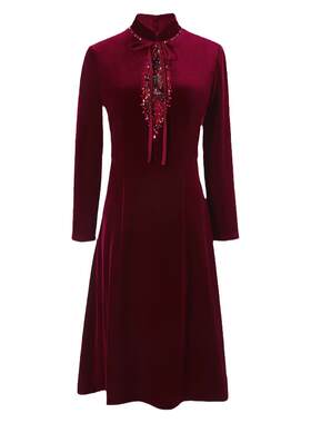 名兰世家妈妈婚宴礼服连衣裙高贵