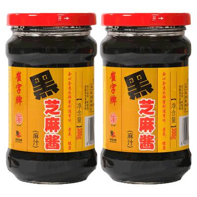 崔字牌黑芝麻酱中华小磨凉拌