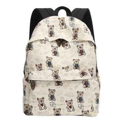 丹维尼熊双肩背包学院风