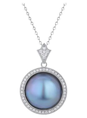 【紫罗兰正版】紫己S925纯银项链女轻奢高级感珍珠锁骨链颈链潮