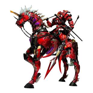 机甲模型敖丙合金色吕布白起改红异端曹仁高达拼装玩具盲盒随机发