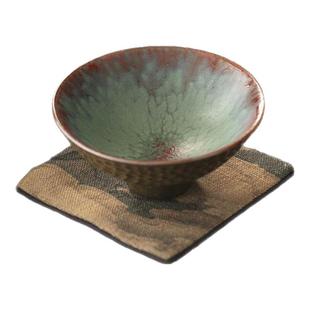 JOJO'S L. PD.紫泉涧.斗笠茶杯建盏杯茶盏窑变单杯复古家用 |弛侯