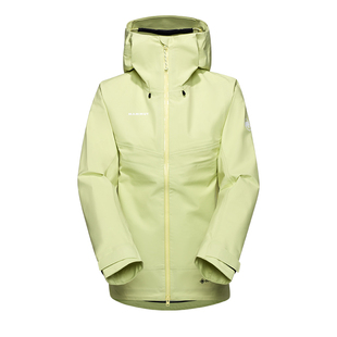 MAMMUT猛犸象Crater IV户外防风防水女士连帽纯色硬壳夹克外套