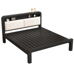 铁艺床1米8双人家用加厚铁艺床新款出租屋1米5单人简约现代铁架床