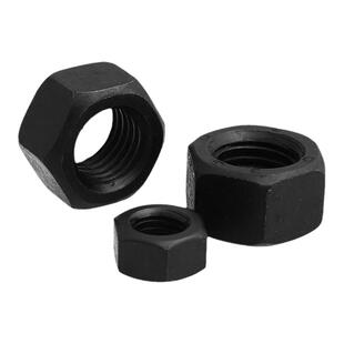 8级10级12级1型六角螺母M4M48镀锌DIN934发黑GB6170螺丝帽ISO4032