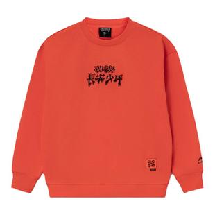 中国李宁正品反伍BADFIVE长安少年男子宽松运动套头卫衣AWDRF87