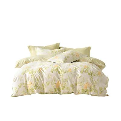 水星家纺100%纯棉AB双版套件