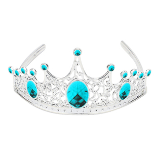 皇冠头饰儿童女童魔法棒发饰套装爱艾莎公主表演王冠冰雪项链奇缘