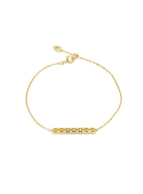 Ordi复古手链幸福圈圈横条凯尔特结镂空手链可滑动调节手链