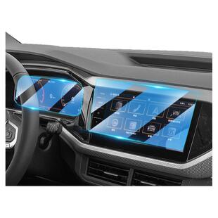 适用大众探影中控导航屏钢化膜改装车载显示仪表屏幕保护贴膜配件