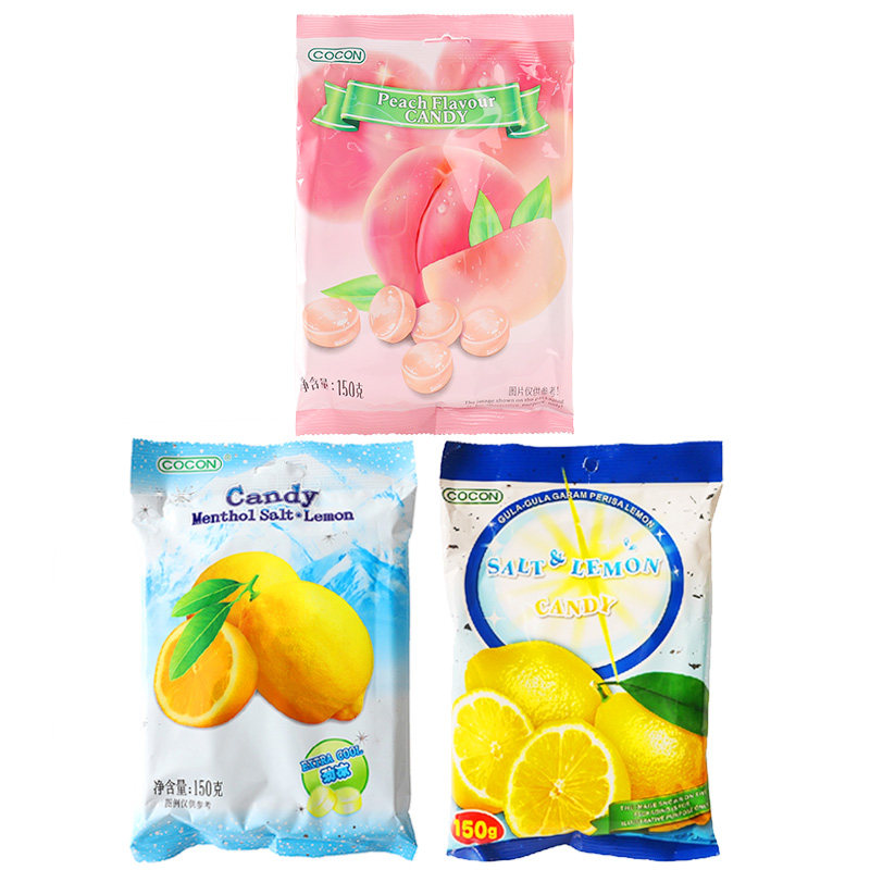 马来西亚进口150g盐份咸柠檬糖